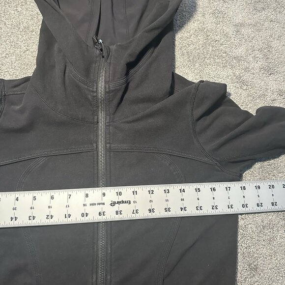 Lululemon Scuba Hoodie Womens Size 8? Black/Gray Yoga Athleisure Casual - Picture 9 of 12